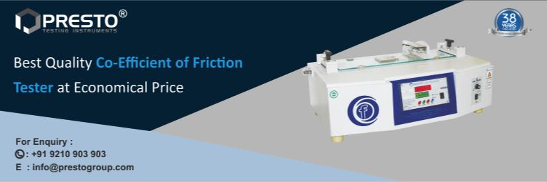 Best Quality Coefficient of Friction Tester at Economical Price